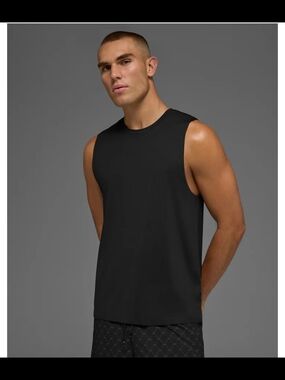 ALO Yoga Men's Black Sleeveless Idol Muscle Tank Size XL